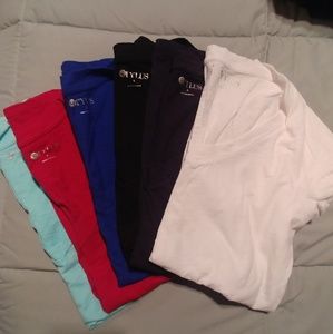 V-Neck lot of 6 tees